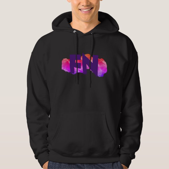 Fishnation146 2.0 hoodie pink (Front)