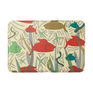 Fishswarm Bathmat