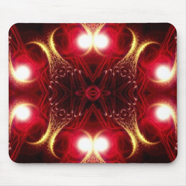 Fishtails Fractal Art Mousepad (Front)