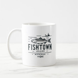 Fishtown Leland Michigan Vacation Coffee Mug