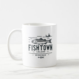 Fishtown Leland Michigan Vacation Coffee Mug