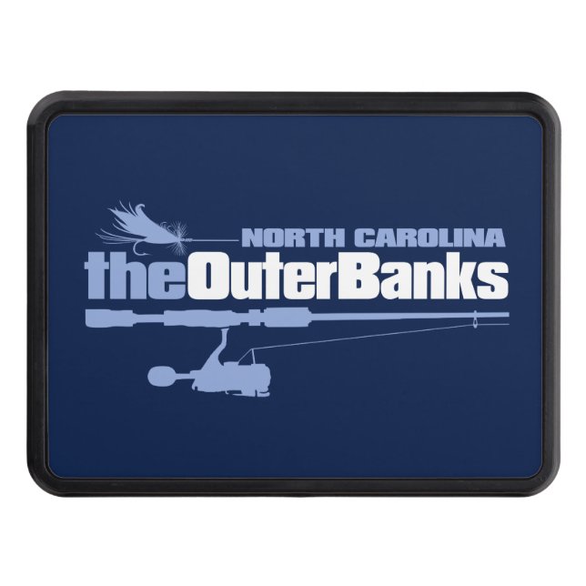 fishwhisperer Outer Banks Tow Hitch Cover (Front)
