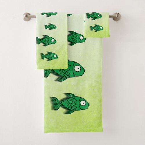 Fishy Bath Towel Set