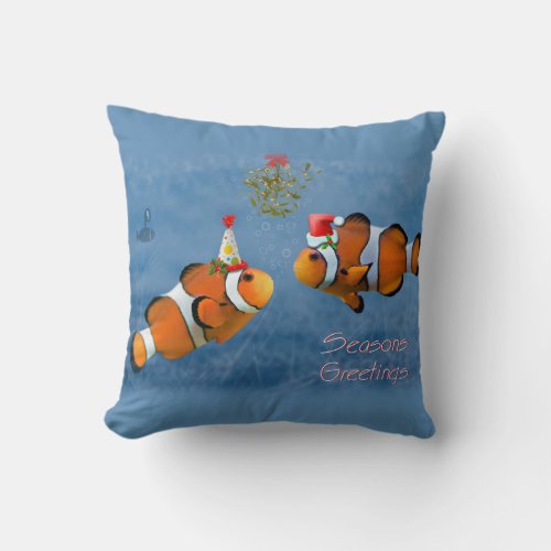 Fishy Christmas Pillow