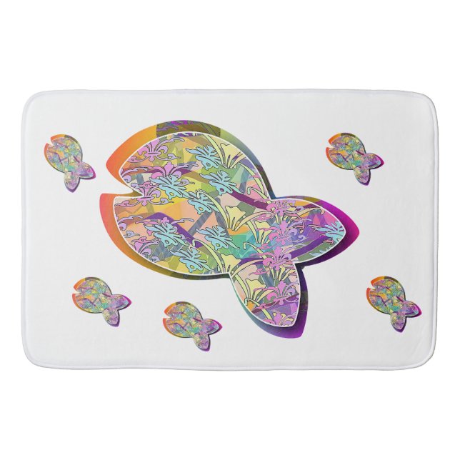 Fishy Fishy  Bath Mat (Front)