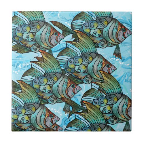 Fishy Fishy Tile