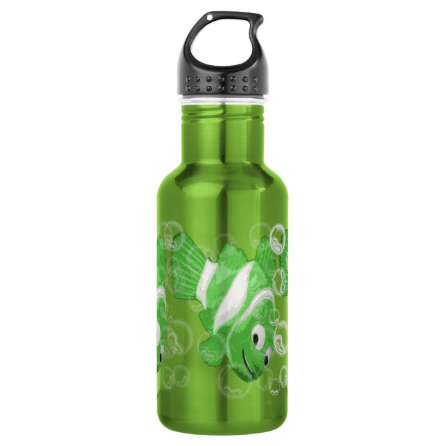FiShY (green) Water Bottle (Front)