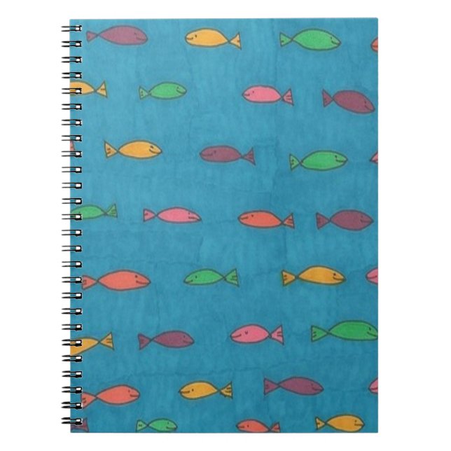 Fishy Pattern Notebook (Front)