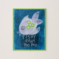 Fishy Poo Fish Jigsaw Puzzle - Funny Fishing