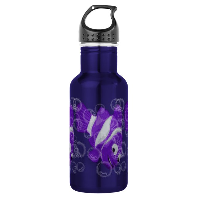 FiShY (purple) Water Bottle (Front)