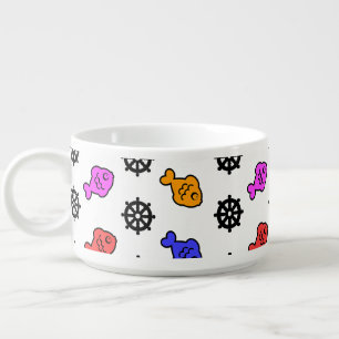 Fishy Wheels Kids Cereal Soup Bowl