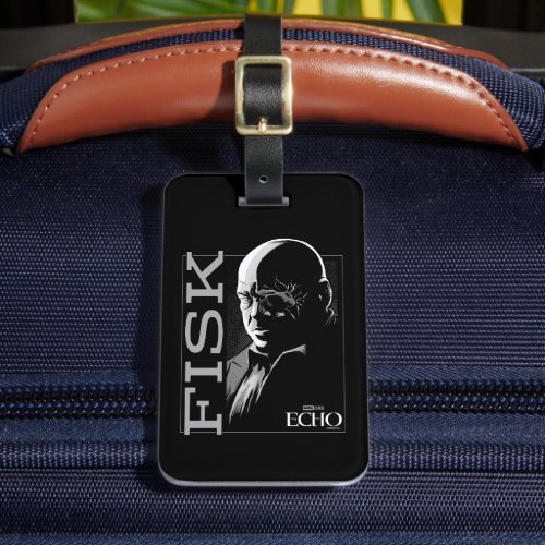 Fisk Silhouette Graphic Luggage Tag