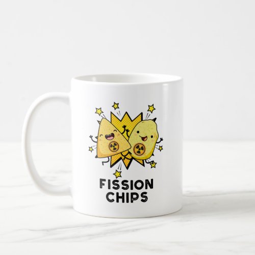 Fission Chips Funny Physics Food Pun  Coffee Mug
