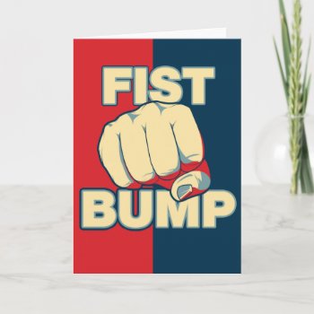 Fist Bump Card by Hipster_Farms at Zazzle