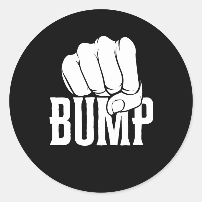 Fist Bump Sticker  (Front)