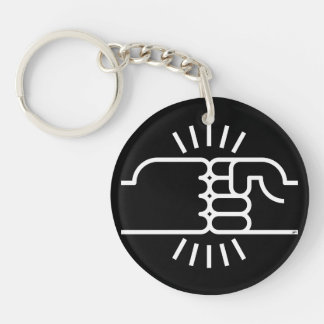 Fist Bumps Ahead! Keychain