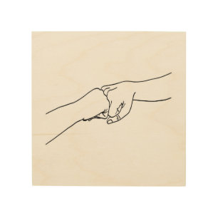 Fist Bumps, High-Fives & Jazz Hands Wood Wall Art
