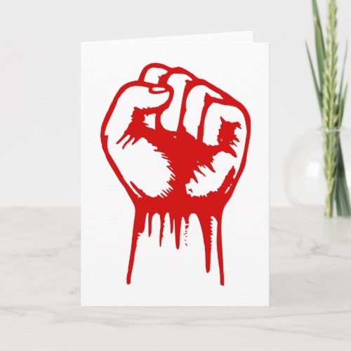 Fist Greeting Cards