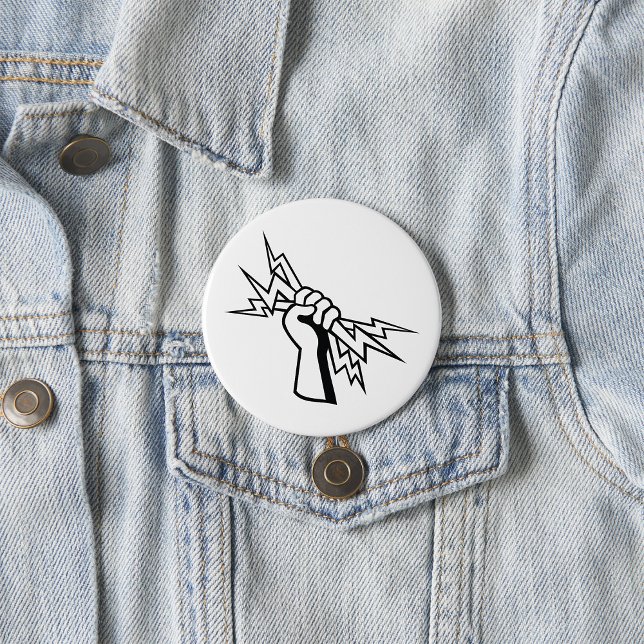Fist Holding Lightning Bolt Bold Power Button (Creator Uploaded)