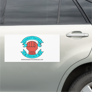 Fist Logo, Handyman Car Magnet
