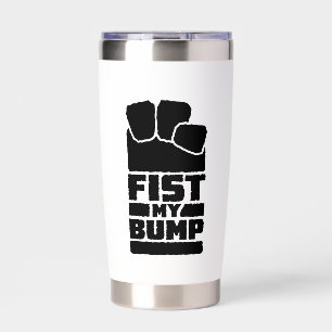 Fist My Bump Funny Space Alien Design Insulated Tumbler