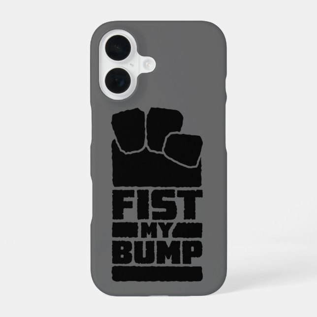 Fist My Bump Funny Space Alien Design iPhone Case (Back)