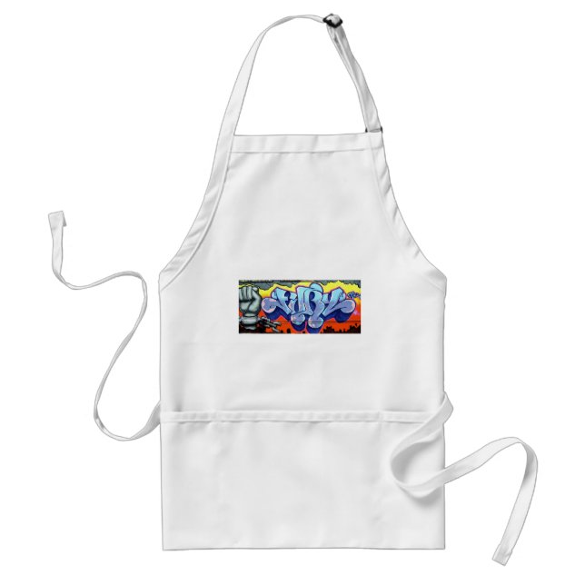 fist of fury adult apron (Front)