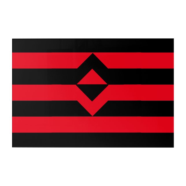 Fist Pride Flag Acrylic Print (Front)