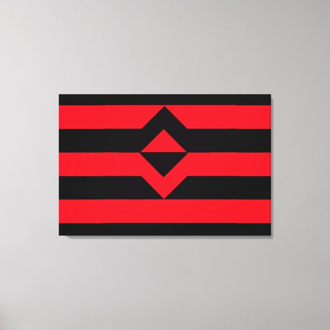 Fist Pride Flag Canvas Print (Front)