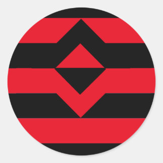 Fist Pride Flag Classic Round Sticker