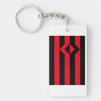 FIST PRIDE FLAG KEYCHAIN