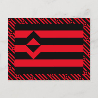 FIST PRIDE FLAG POSTCARD
