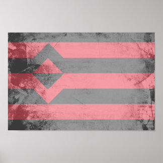 FIST PRIDE FLAG POSTER