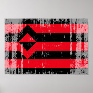 FIST PRIDE FLAG POSTER