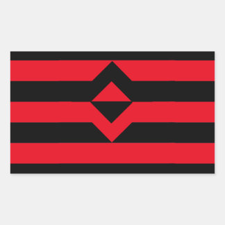 Fist Pride Flag Rectangular Sticker