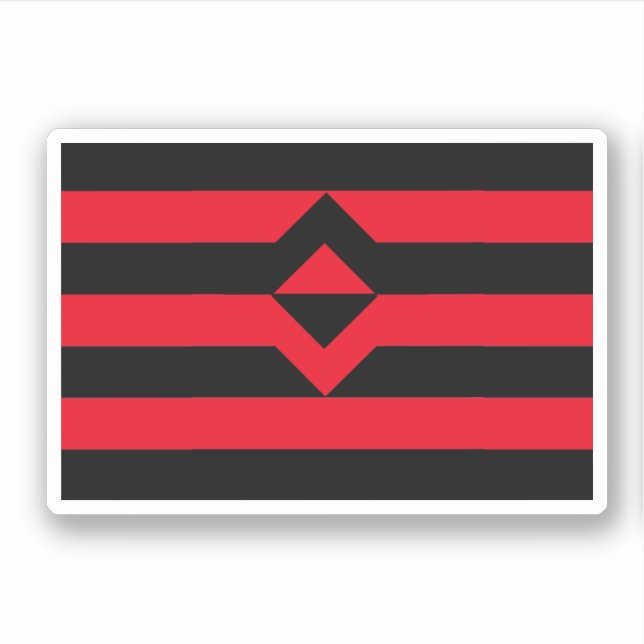 Fist Pride Flag Sticker (Front)