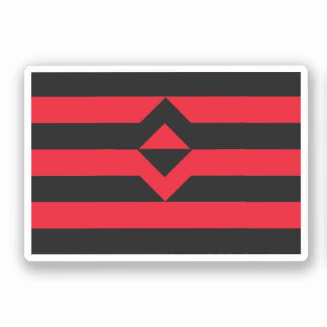 Fist Pride Flag Sticker (Front)