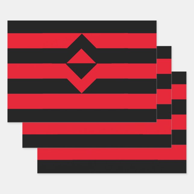 Fist Pride Flag Wrapping Paper Sheets (Set)