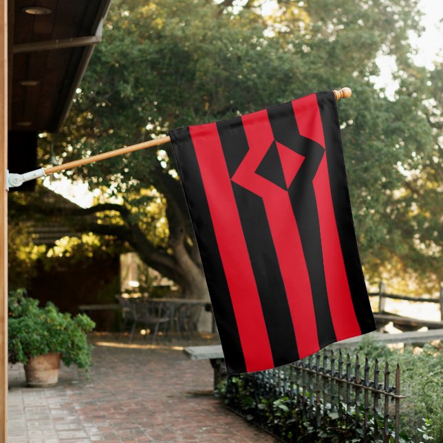 Fist Pride House Flag (In SItu)