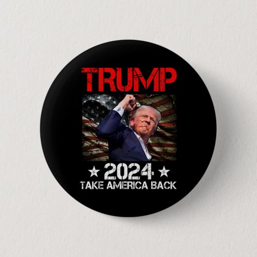 Fist Pump Shot At Trump 2024 Trump Survives Rally  Button