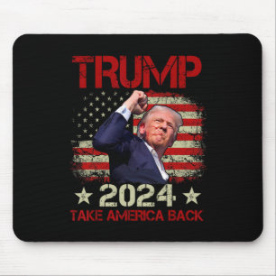 Fist Pump Shot At Trump 2024 Trump Survives Rally  Mouse Pad