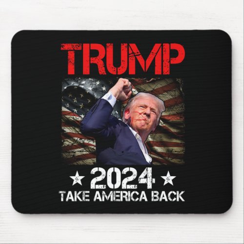 Fist Pump Shot At Trump 2024 Trump Survives Rally  Mouse Pad