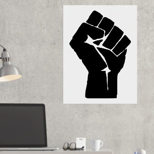 Fist, Rebel, Riot, Resistance, Communist Style Foil Prints