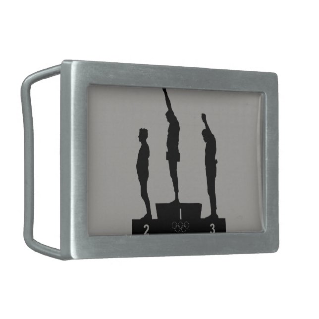 Fist Rectangular Belt Buckle (Front Left)