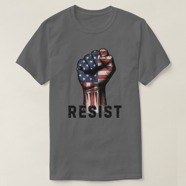   Fist Resist  T-Shirt (Design Front)