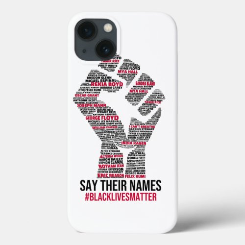 fist say their names iphone cases 66s