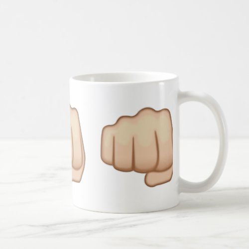 Fisted Hand Sign Emoji Coffee Mug