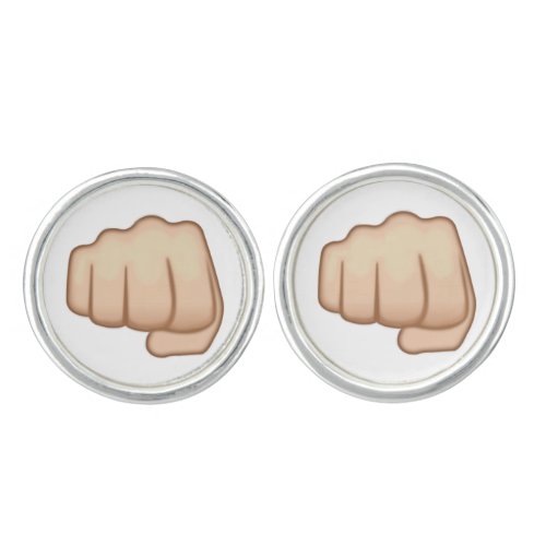 Fisted Hand Sign Emoji Cufflinks