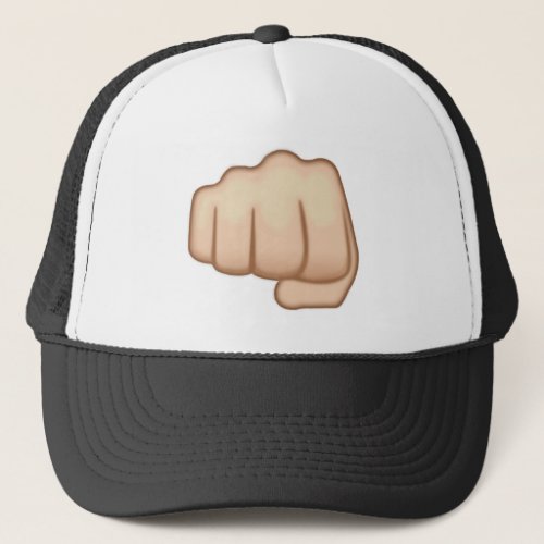 Fisted Hand Sign Emoji Trucker Hat
