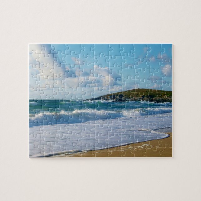 Fistral Beach Newquay Cornwall England Jigsaw Puzzle (Horizontal)